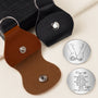 8265AUK2 personalised to my husband leather pocket hug for couples 8265ajspng