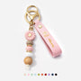 8275MUK1 3d printing effect personalised daisy beaded keychain with flower for mumgrandma 8275mj6pwa