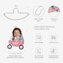 8277GUK3 personalised drive safe car charm with kid face for dadmum 8277gsyab