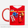 8294MUK1 3d printing effect personalised firefighter coffee mug_ for him 8294mcpcb