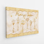 8319CUK2 3d printing effect personalised grandmas garden canvas for mothers day 8319ccyaa