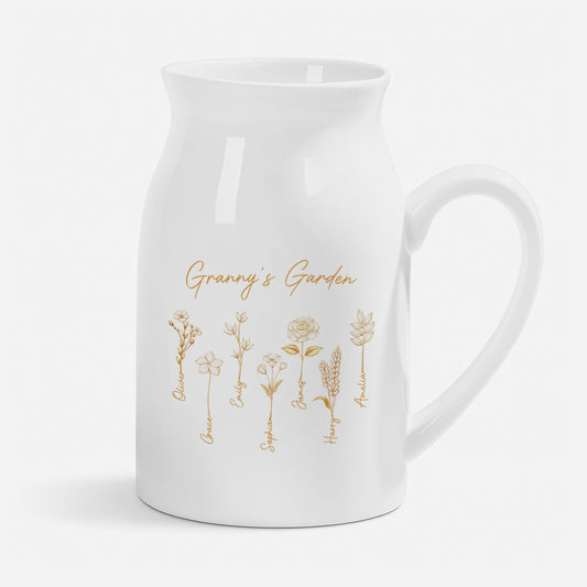 8323OUK1 personalised grandmas garden flower vase for mumgranny 8323oty5a