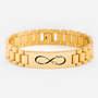 8325JUK1 personalised stainless steel watch band bracelet for couples with names 8325jnf5g