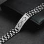 8325JUK2 personalised stainless steel watch band bracelet for couples with names 8325jnf5g