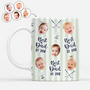 8328MUK1 personalised best dad by par golf mug with faces for dadgrandad 8328msfwb