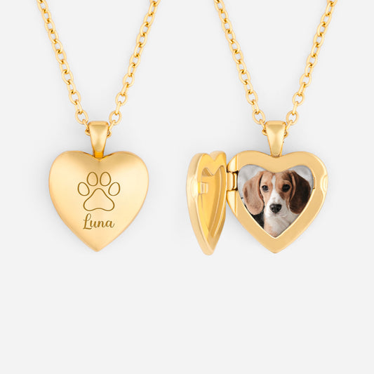 8334JUK1 personalised heart shaped locket necklace_ with photo for pet lovers 8334j8v5d_1