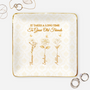 83362UK1 3d printing effect personalised jewellery dish for old friends 83362sfzf