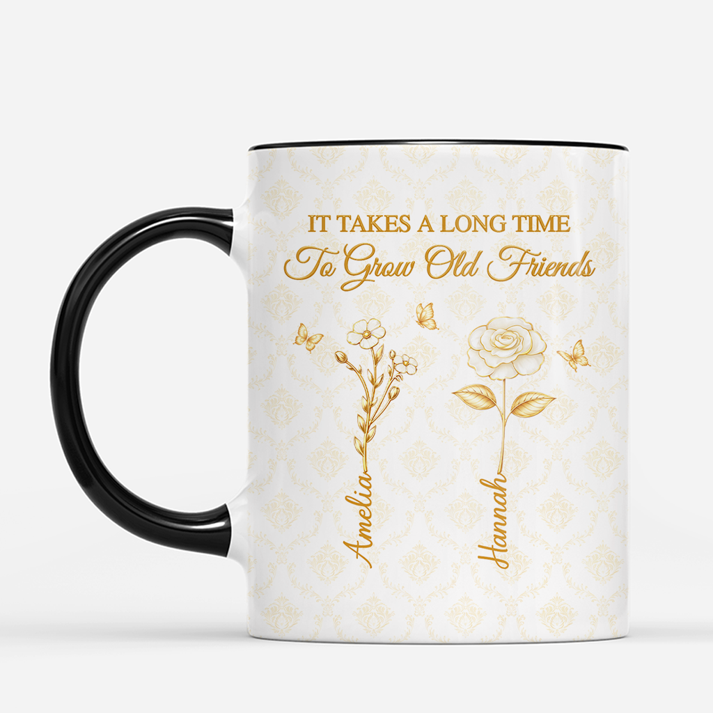8336MUK2 3d printing effect personalised it takes a long time to grow an old friend_ mug 8336msxzf
