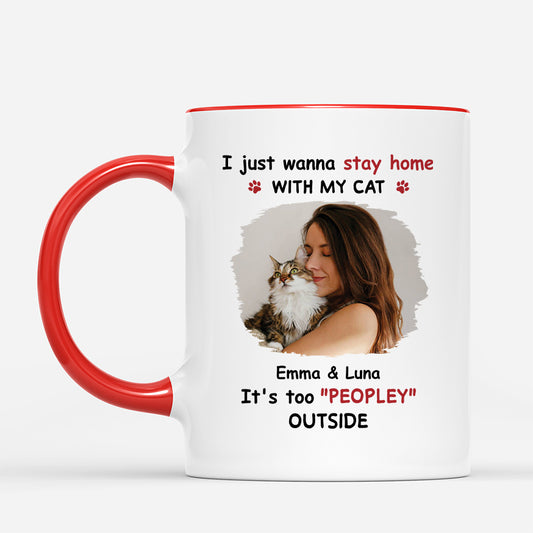 8346MUS2 its too peopley outside mug_ with photo custom gifts for pet owners 8346m8qtc