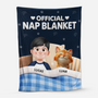 8351BUS1 3d printing effect personalized cat blankets official nap blanket 8351bchmd