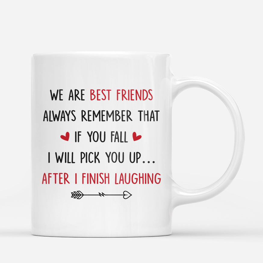 8361MUK3 personalised we are best friends mug for friends 8361m6ltf