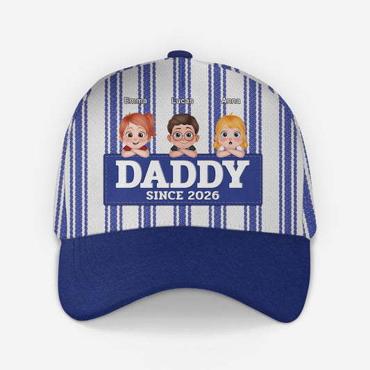 8369JUK1 personalised daddy since cap_ with names for dadmum 8369j 1