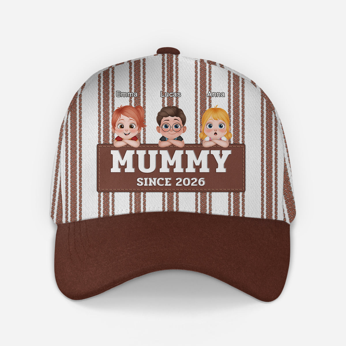 8369JUK1 personalised daddy since cap_ with names for dadmum 8369j 2