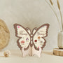 8377QUK2 personalised first mummy now granny wooden plaque with flowers 8377qsy5a