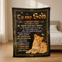 8397BUK2 personalised to my daughter lion fleece blanket for daughterson 8397b8fwk
