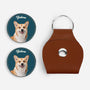 8398AUK1 personalised leather photo pocket hug for dog lovers 8398ajap5c