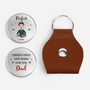 8400AUK2 personalised perfect leather pocket hug for mumdad 8400aj