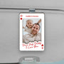8410GUK1 personalised drive safe daddy car visor clip with photo for dadmum 8410g8pab