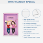 8418RUK4 3d printing effect personalised besties rectangle acrylic plaque for friends 8418rcecf