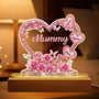 8422LUK1 3d printing effect personalised heart shaped night light_ for mumgrandma 8422lcvwa