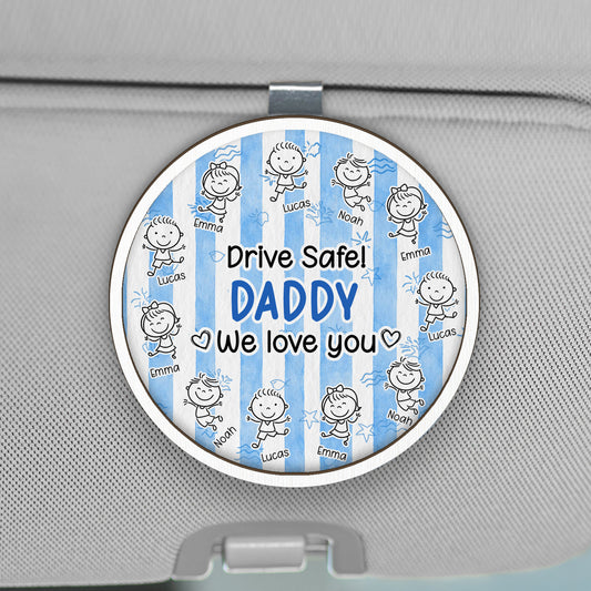 8433GUK1 personalised drive safe car visor clip for dadmum 8433gtyeb