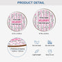 8433GUK4 personalised drive safe car visor clip for dadmum 8433gtyeb