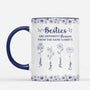 8443MUK1 personalised friendssisters are different flowers from the same garden_ blue toile mug 8443msvne_2
