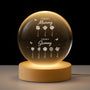 8447LUK1 personalised first mum now granny crystal ball lamp for new grandma_ 8447lspwa