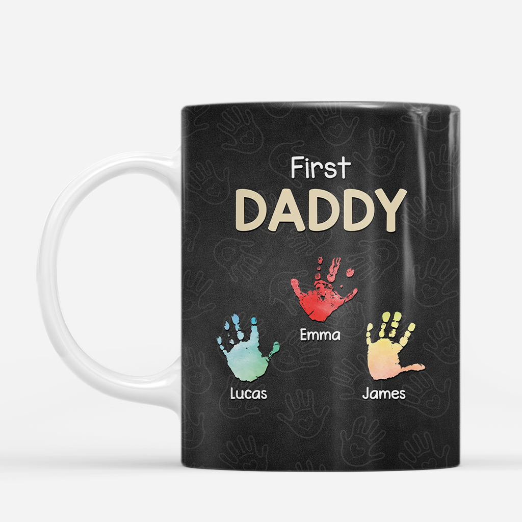 8456MUS2 first dad now grandpa handprint mug personalized grandpa gifts 8456mtktb_b67465ca f759 4c7d 860a 887ed81cf667