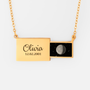 8471JUK1 personalised envelope moon phase birthday necklace for her_ 8471j8f5a