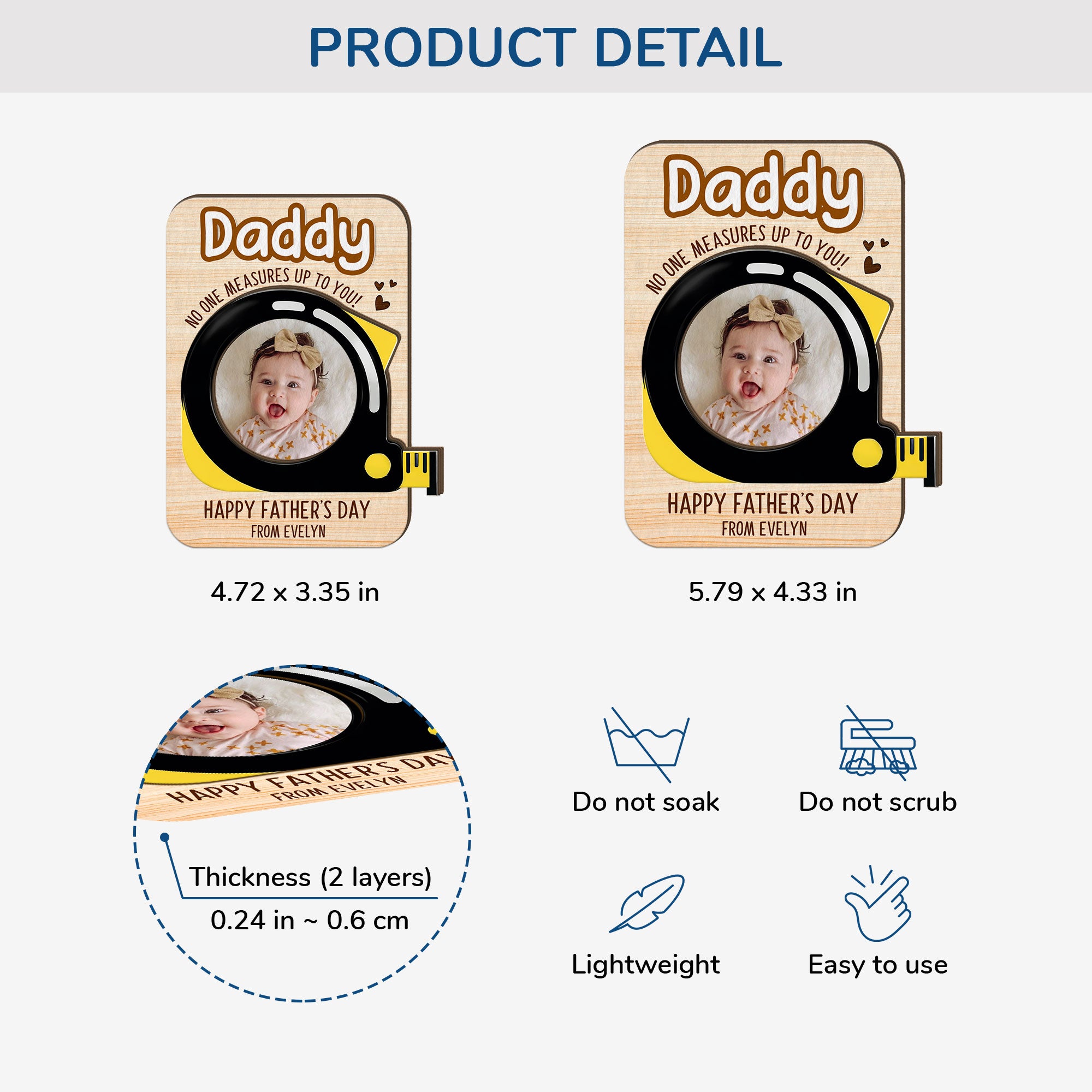 8473GUK1 personalised no one measures up to you dad_grandad photo car visor clip_ 8473g6vlb_1