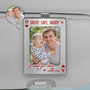 8475GUK1 personalised drive safe photo car visor clip_ for dadmumgrandmagrandad 8475g6czb