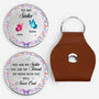 8494AUK1 personalised you are my sister you are my friend leather pocket hug 8494ajsele_84d03966 4fe2 4bb2 8aed a413b1db4f61