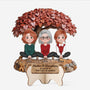 8503QUK1 personalised mother and daughter forever linked together wooden plaque 8503qslza