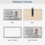 8511GUK3 personalised photo memorial car visor clip for loss of mumdad 8511gtlwa