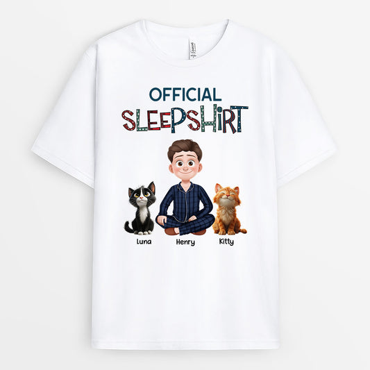 8517AUS1 personalized cat shirts for humans official sleep shirt 8517atqld
