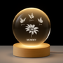 8530LUS1 personalized crystal ball lamp grandma gifts with grandkids names 8530lck2a