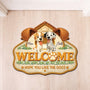 8561AUK1 personalised hope you like dogs custom shaped doormat 8561adalmc