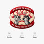 8564AUK1 personalised no need to knock custom shaped doormat for cat lovers 8564adavwd_6