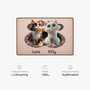8565AUK4 3d printing effect custom shaped doormat for cat lovers 8565adsfnd