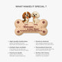 8579AUK6 personalised dog welcome custom shaped doormat for dog owners 8579ad6pcc