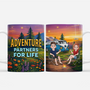 8582MUSUK1 adventure partners for life mug personalized camping gifts for couples  8582mtcbg