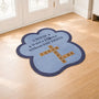 8583AUK1 a house is not a home without paw prints_ custom shaped doormat for pet lovers 8583adnvcc_2