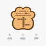 8583AUK1 a house is not a home without paw prints_ custom shaped doormat for pet lovers 8583adnvcc_5