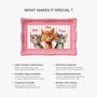 8596AUK6 3d printing effect personalised picture frame custom shaped doormat for cat lovers 8596adckld