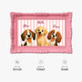 8596AUS5 3d printing effect picture frame custom shaped doormat gifts for dog lovers 8596adcklc
