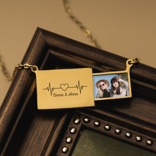 8614JUK2 personalised envelope necklace with photo for mumdadfriends 8614j8p5a