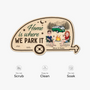 8615AUK1 personalised home is where we park it custom shaped doormat for camping couples 8615adtfhg_5_c905b204 0f5f 4ae4 ac3e d25b8dbb0db7