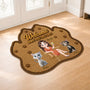 8616AUK2 personalised hope you like fur custom shaped doormat for cat owners 8616adayrd