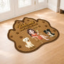 8616AUK2 personalised hope you like fur custom shaped doormat for dog owners 8616adayrc